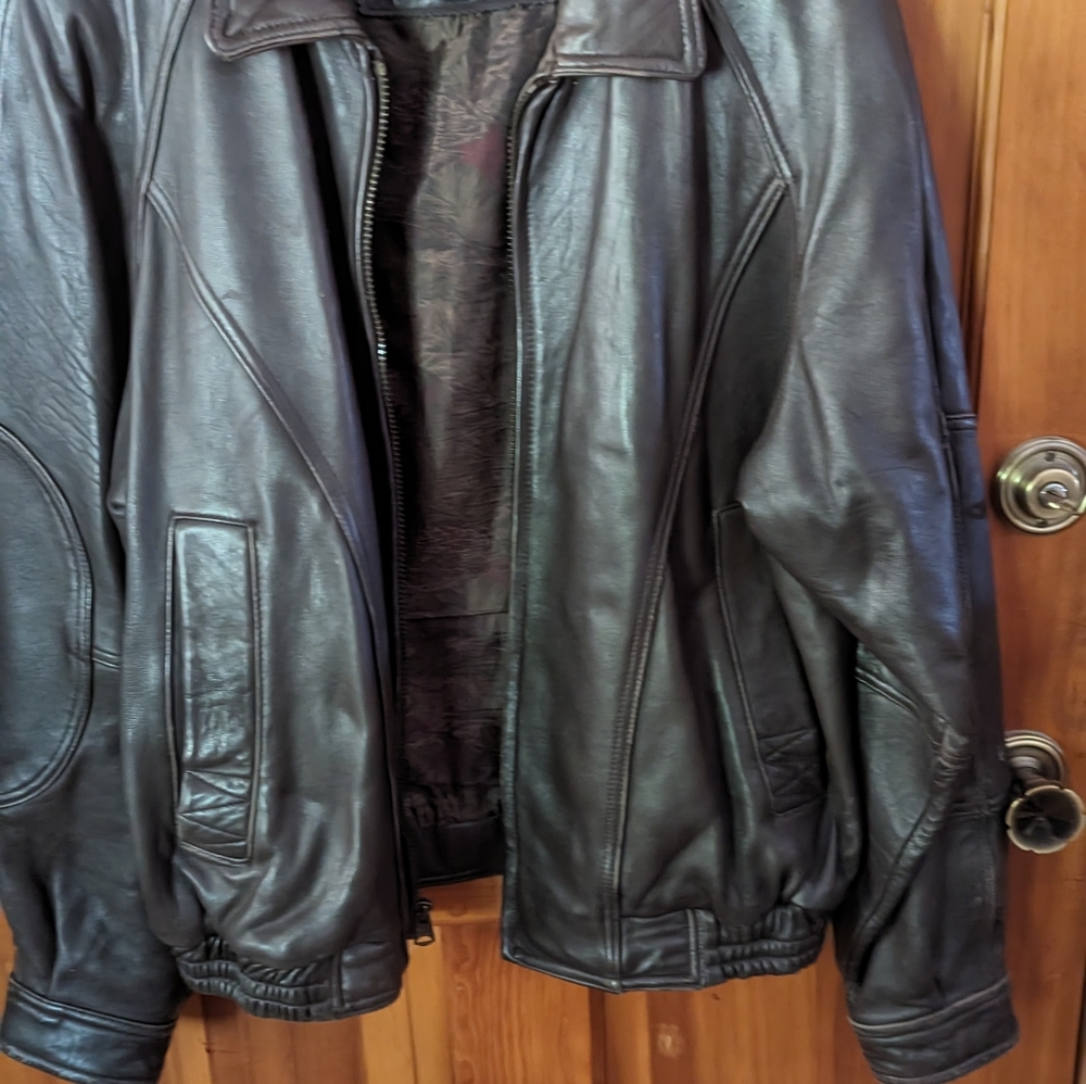 Leather jacket
